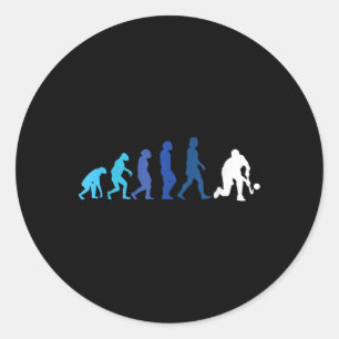 Field Hockey Evolution Field Field Hockey Indoor H Classic Round Sticker