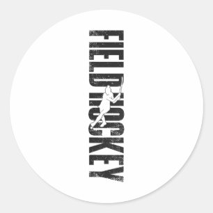 Field Hockey Field Hockey _1 Classic Round Sticker