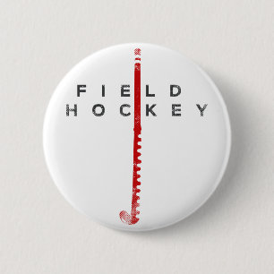Field Hockey Field Hockey _2 6 Cm Round Badge
