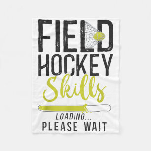 Field Hockey Field Hockey Skills Loading Please Wa Fleece Blanket