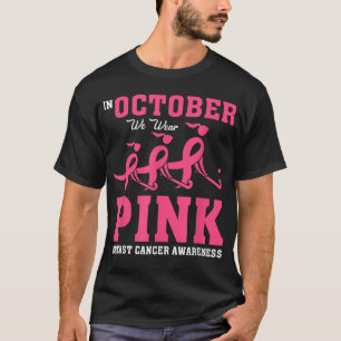 Field Hockey for Girls Breast Cancer Awareness Pin T-Shirt