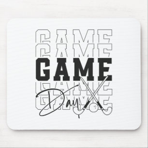 Field Hockey Game Day Mouse Pad
