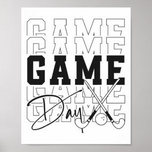Field Hockey Game Day Poster