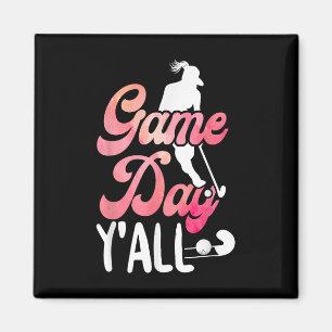 Field Hockey Game Day Y'all _1  Magnet