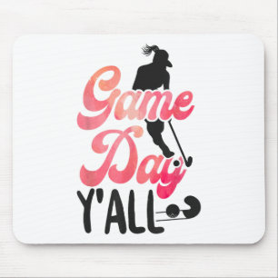 Field Hockey Game Day Y'all Mouse Pad