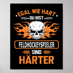 Field Hockey Gift Birthday Poster