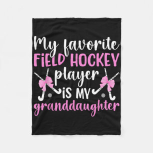 Field Hockey Gigi Proud Gigi Of A Field Hockey Pla Fleece Blanket