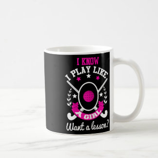 Field Hockey Girl Shirt Funny Female Field Hockey Coffee Mug