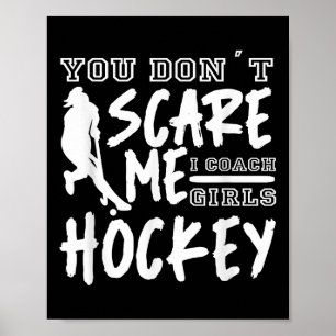 Field Hockey Girls Coach Poster