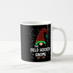 Field Hockey Gnome Buffalo Plaid Matching Family C Coffee Mug