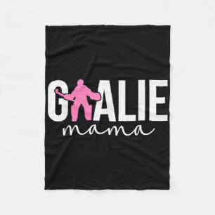 Field Hockey Goalie Mama Of A Field Hockey Keeper Fleece Blanket