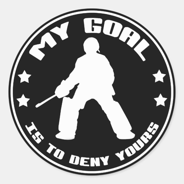 Field Hockey Goalie Quote Stickers (Front)