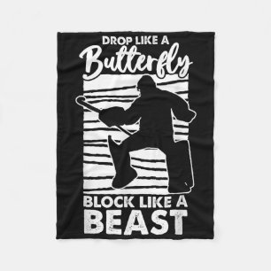 Field Hockey Goalkeeper Gift Field Hockey Player G Fleece Blanket