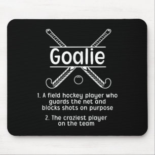 Field Hockey Goalkeeper - Uni-adults  Mouse Pad