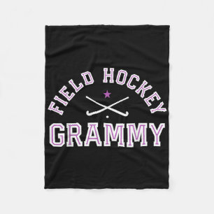 Field Hockey Grammy Proud Grandma Sports Grandmoth Fleece Blanket
