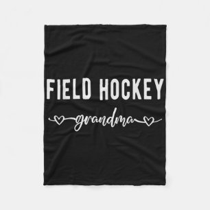 Field Hockey Grandma Funny Grandmother Field Hocke Fleece Blanket