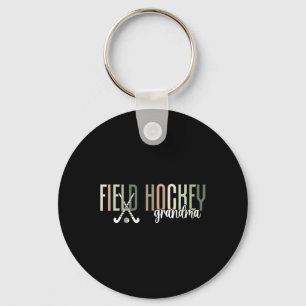 Field Hockey Grandma Of A Field Hockey Player Gran Key Ring