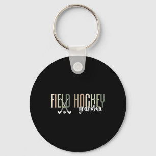 Field Hockey Grandma Of A Field Hockey Player Gran Key Ring