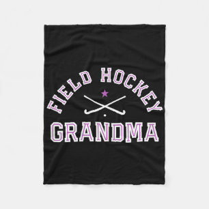 Field Hockey Grandma Proud Grandma Sports Grandmot Fleece Blanket