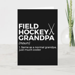 Field Hockey Grandpa Definition  Card