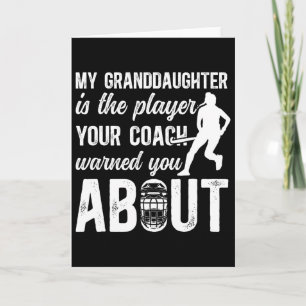 Field Hockey Grandpa Funny Field Hockey Player Gra Card