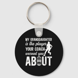 Field Hockey Grandpa Funny Field Hockey Player Gra Key Ring