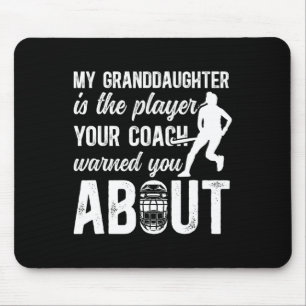 Field Hockey Grandpa Funny Field Hockey Player Gra Mouse Pad