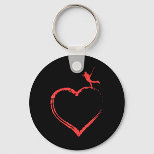 Field Hockey Heart _4 Key Ring