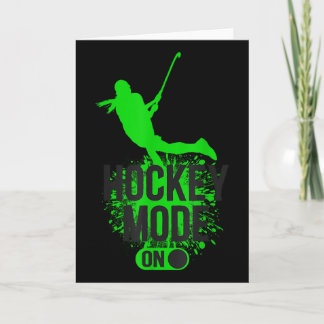 Field Hockey Hockey Mode On Card