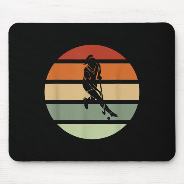 Field Hockey Hockey Player Field Hockey Indoor Hoc Mouse Pad (Front)