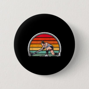 Field Hockey Hockey Stick Llgame 6 Cm Round Badge
