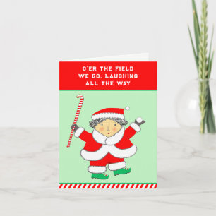 Field Hockey Holiday Card