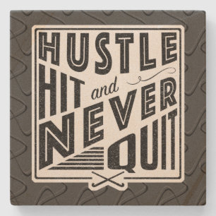 Field Hockey Hustle, Hit & Never Quit Coaster