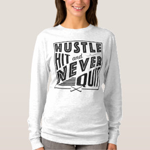 Field Hockey Hustle, Hit & Never Quit Tee