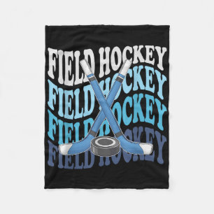 Field Hockey Ice Hockey Player Ice Hockey Fan Fleece Blanket