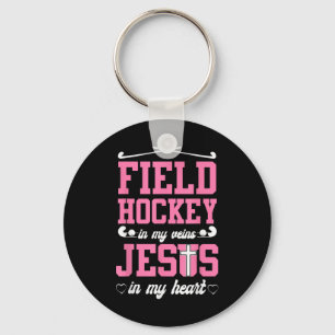 Field Hockey Jesus Faith Christian Field Hockey In Key Ring