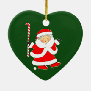 Field Hockey Keepsake Gift Ceramic Ornament