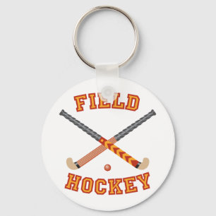 Field Hockey Key Ring