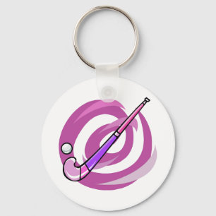 Field Hockey Key Ring