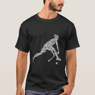 Field Hockey Love Field Hockey Player Hockey Fan T-Shirt