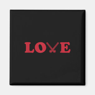 Field Hockey Love  Magnet