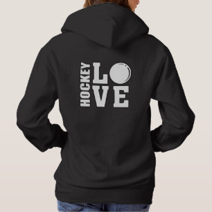 Field Hockey Lovers, Crossed Hockey Sticks Love Hoodie