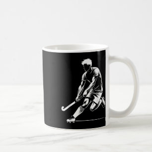 Field Hockey Men Line Art Fieldhockey Team _1 Coffee Mug