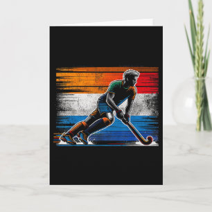 Field Hockey Men Netherlands Dutch Flag Holland  Card