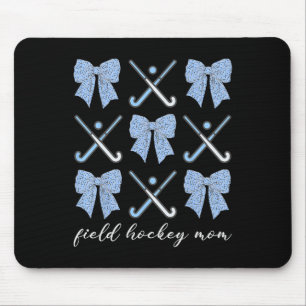 Field Hockey Mom Coquette Bow Cute Hockey Lovers M Mouse Pad