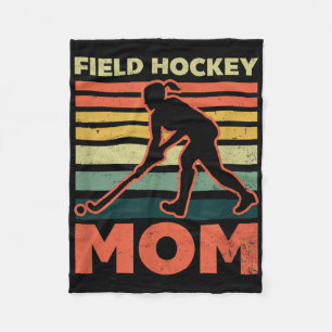 Field Hockey Mom Design Field Hockey Fleece Blanket