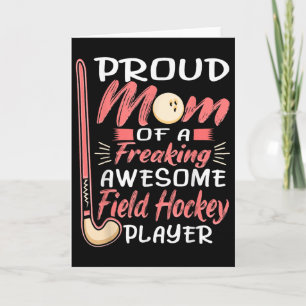 Field Hockey Mom Field Hockey Player Mother _1 Card