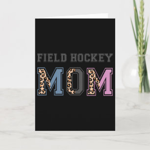 Field Hockey Mom Funny Field Hockey Lovers Gift Card
