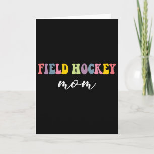Field Hockey Mom Funny Stylish Hockey Player Sport Card