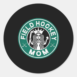 Field Hockey Mom Loud Proud Mother Sideline Suppor Classic Round Sticker